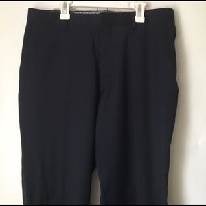NEW Banana Republic Tailored Fit Navy Blue Pants Size 32 x 32